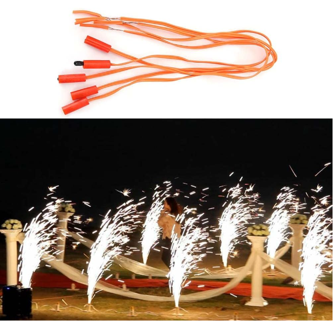 50x Brückenzünder Zündkabel für Drahtlose Fernbedienung Feuerwerk 30cm