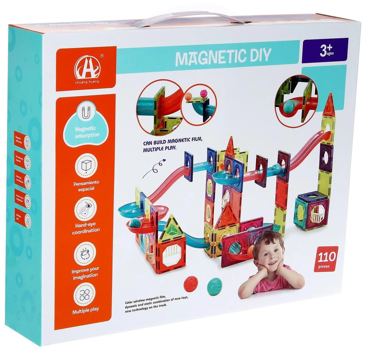 Magnetische Bausteine zum kreativen bauen und spielen