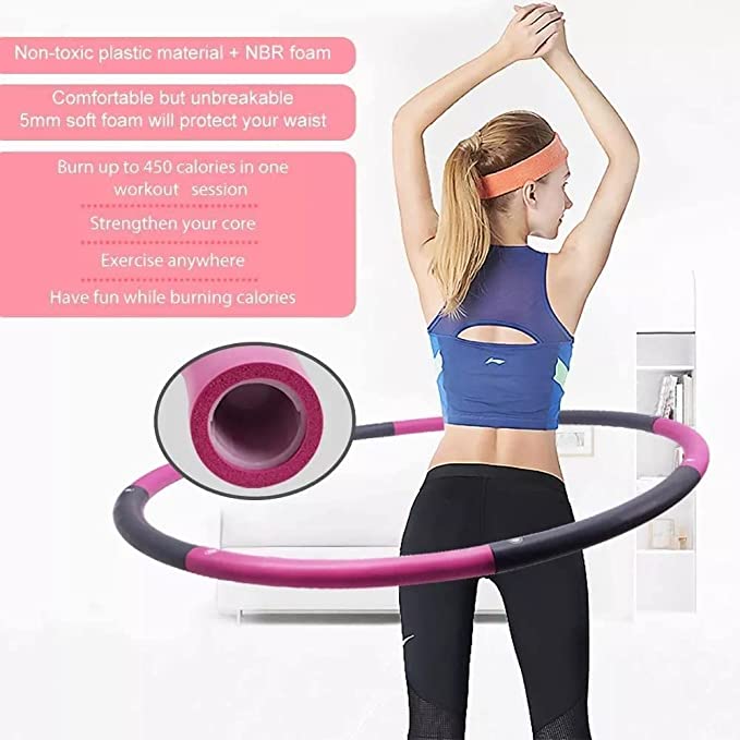 Hula Hoop Reifen zur Gewichtsreduktion und Massage