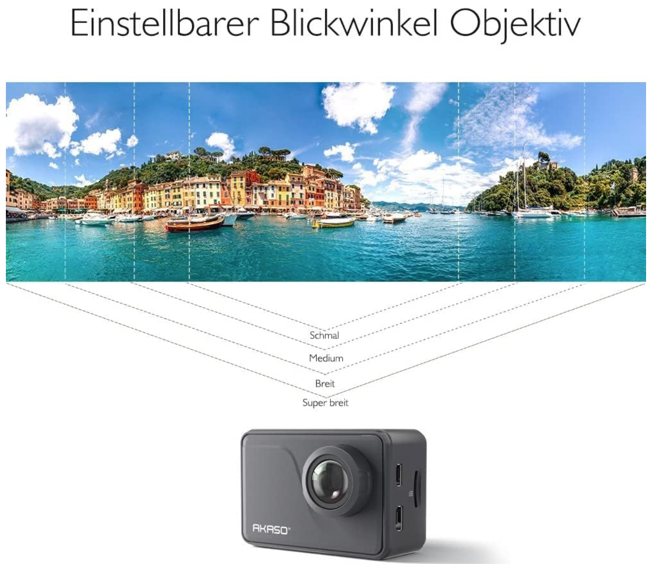 AKASO V50 Elite 4K Action Cam Sport Unterwasserkamera mit Zubehörpaket