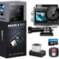 AKASO Brave 4 Pro Action Cam 4K30FPS 20MP Unterwasser Sport mit Zubehörpaket