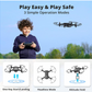 Kidomo F03 GPS Drone mit 4K Dual Kamera, für Kinder und Erwachsene