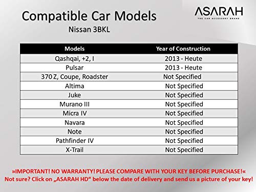 Nissan ABS Autoschlüsselhülle