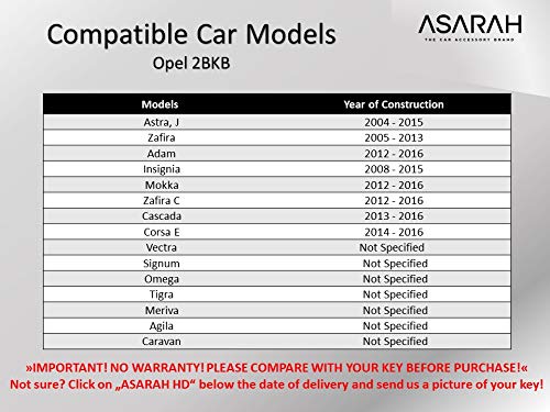 Opel Premium Silikon Schlüsselhülle – ASARAH GmbH