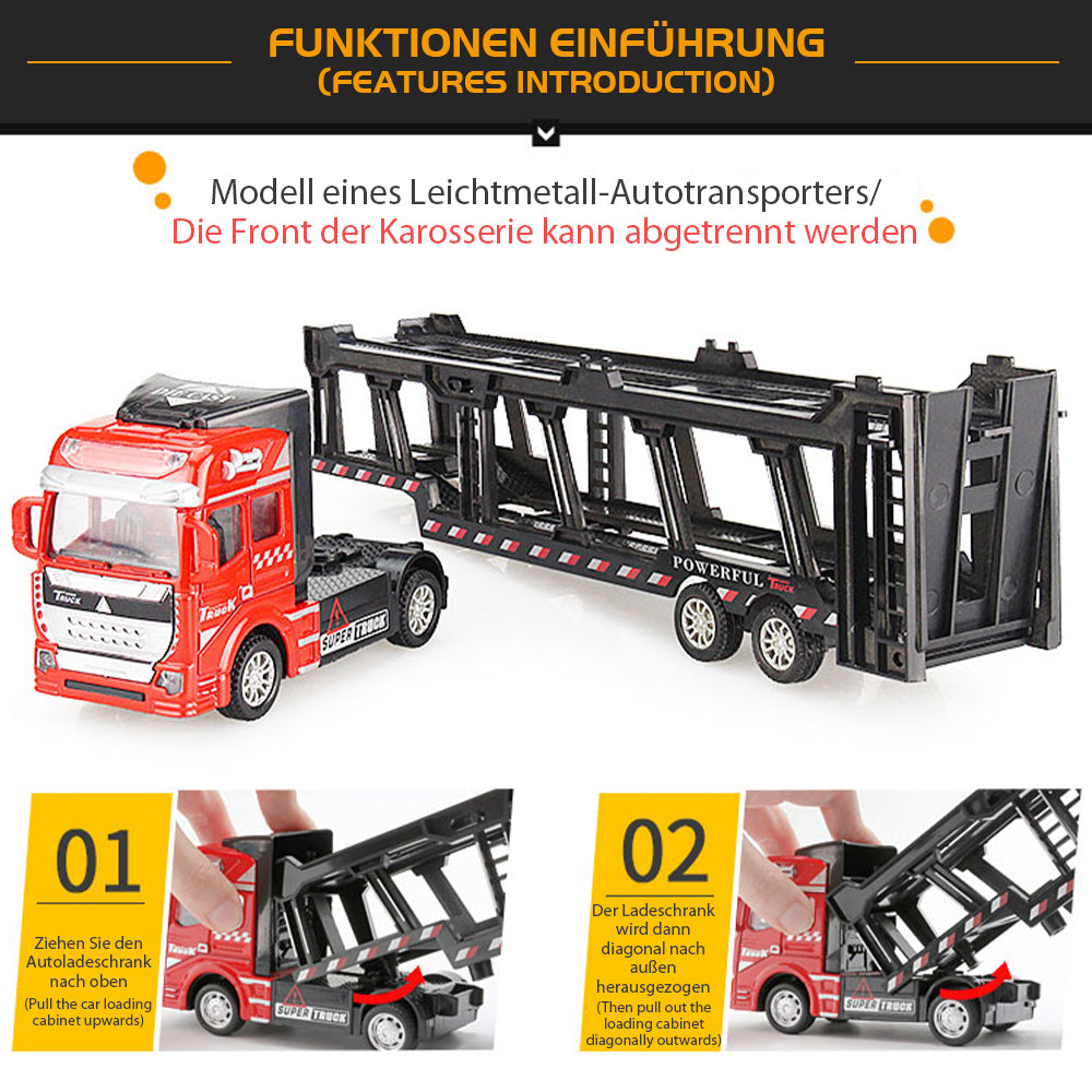 ASARAH Transport Carrier LKW Spielzeugauto Push and Go für Kinder ab 3 –  ASARAH GmbH