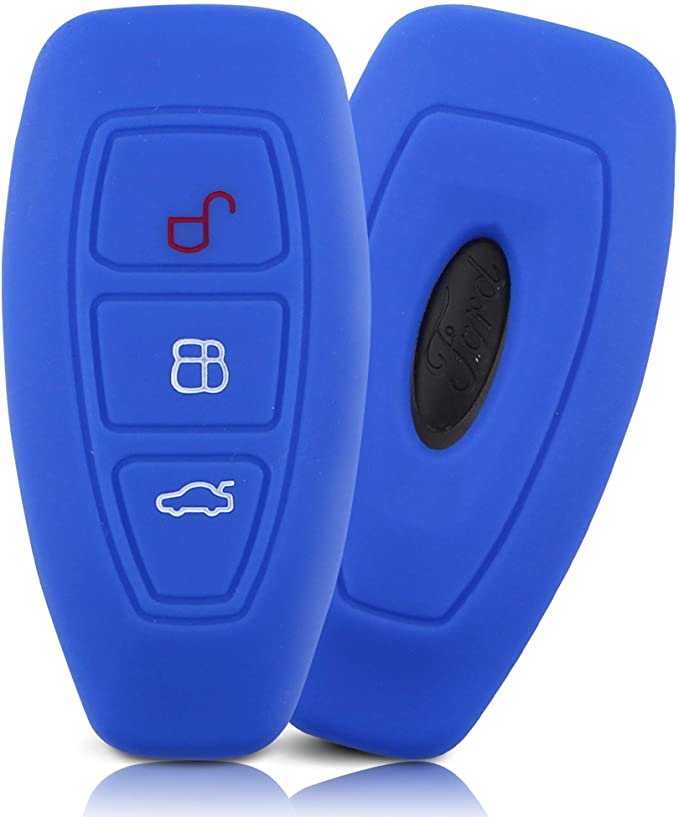 Premium Alu Schlüssel Cover für Ford Schlüssel mit Silikon Tastenschu,  22,95 €